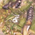 ameうめ's cooksnap of when they made 揚げないナスとオクラの揚げ浸し.