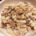 クックTWSQJ6☆'s cooksnap of when they made キノコとベーコンのもち麦クリームリゾット.