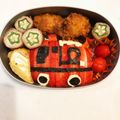 ☆ゆめよう☆'s cooksnap of when they made 消防車のおにぎり弁当☆くるまのキャラ弁当.