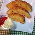 お山のエイ's cooksnap of when they made 油の待ち時間を利用した皮付きポテト.