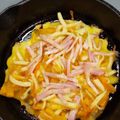 クックG4449P☆'s cooksnap of when they made 千切りジャガイモとハムのチヂミ.
