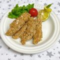 ゆづキッチン's cooksnap of when they made オートミール衣☆豚コマフライ.