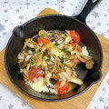 ゆづキッチン's cooksnap of when they made きのことトマトのチーズ焼き.