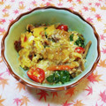 ﾁｲﾁｬﾝﾏﾏ's cooksnap of when they made トマトと牛肉入り!ふわふわ卵とじ風♪.