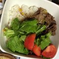 ピッコロ　天使's cooksnap of when they made ホットプレートで、焼肉チャーハン.