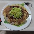 よちりん's cooksnap of when they made ニラオコ®(黄ニラが入ったお好み焼き）.