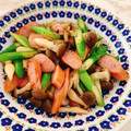 Chico・・☆'s cooksnap of when they made 簡単　しめじとアスパラのマヨポン炒め.