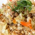 チョイナチョイナ's cooksnap of when they made 豚ひき肉と春キャベツの回鍋肉チャーハン.