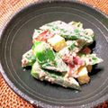 ｊｏｃｏｍｏｍｏｌａ's cooksnap of when they made オクラとチーズの粒マスタードサラダ.