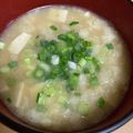 petokko's cooksnap of when they made 納豆味噌汁（滋養汁）.