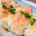 あっちゃんキッチン♪'s cooksnap of when they made ☆銀鮭とじゃがいものミルクグラタン☆.