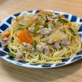ますてぃ〜's cooksnap of when they made 豚コマと玉ねぎの和風パスタ.