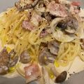 lucky77's cooksnap of when they made きのこのクリームパスタ.