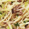 やかまし村☆130's cooksnap of when they made ほたてときのこの和風パスタ.