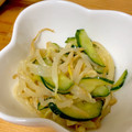 373's cooksnap of when they made もやしときゅうりのごま酢和え.
