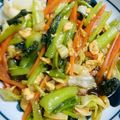 パピヨンさん's cooksnap of when they made キャベツ・小松菜・卵オイスターソース炒め.