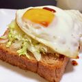☆GSSQHY☆'s cooksnap of when they made 和！キャベ玉トースト.