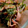 MULA's cooksnap of when they made ささっとできる！切昆布とベーコンの炒め物.