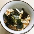 ☆yopipi's cooksnap of when they made 毎日の納豆●揚げ玉トッピング.