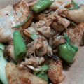クックHBQ370☆'s cooksnap of when they made 豚肉と長芋のにんにく醤油炒め＊.