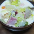 ☆蓮々☆'s cooksnap of when they made さつまいも入れました✿みるくスープ✿.