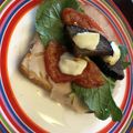 kana_ann's cooksnap of when they made かぶりつく。茄子とトマトのオープンサンド.