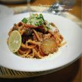 inyako's cooksnap of when they made 秋香る〜キノコとさつまいものパスタ.