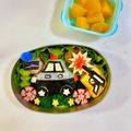 ♡アリスmama♡'s cooksnap of when they made 簡単☆可愛い♪キャラ弁☆パトカー弁当☆.