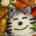 すずーきー's cooksnap of when they made １１ぴきのねこ　簡単キャラ弁.