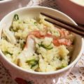 雪の苺's cooksnap of when they made レンジで3分♡カニカマとネギのチャーハン.