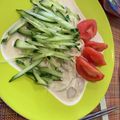 みみず◎'s cooksnap of when they made ミキサーで簡単！韓国の豆乳冷麺コングクス.