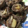 りんば's cooksnap of when they made 牛切り落としＤＥラップステーキ！.