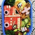 SUNMOONMOM's cooksnap of when they made ☆子供が喜ぶ☆消防車のキャラ弁　働く車.