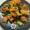 クック81NK9U☆'s cooksnap of when they made チンゲン菜と南瓜と豚肉のオイスター炒め☆.