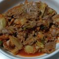 Aco0508's cooksnap of when they made 簡単激ウマ☆ご飯に合いすぎる豚キムチ.