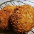 虹色にこり沖縄's cooksnap of when they made キャベツたっぷりメンチかつ.