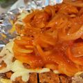 toshio39's cooksnap of when they made トンカツリメイク✿トマトソースかけ.