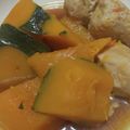 narushia's cooksnap of when they made 10分で♩かぼちゃ煮 〜市販肉団子添え〜.