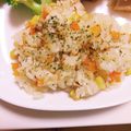 ゆり☆にゃろ's cooksnap of when they made ☆炊飯器でコンソメピラフ☆.