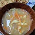 kirinda's cooksnap of when they made 味噌汁(大根、人参、キャベツ).