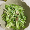 クック3S4JX4☆'s cooksnap of when they made 簡単！うちの子が大好き水菜の梅マヨ和え♪.
