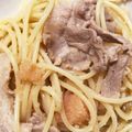 クック3CVQ6O☆'s cooksnap of when they made フライパン１つ！豚肉と明太子の和風パスタ.