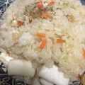 feel872's cooksnap of when they made 余ったご飯で！シーフードピラフ.