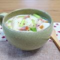 Yukiまむ's cooksnap of when they made かぶがトロトロ♪ミルクスープ.