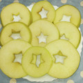 yama_miu's cooksnap of when they made 母の不思議な梨林檎の剥き方可愛い飾り切り.