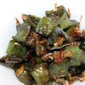 kyootan's cooksnap of when they made 大和野菜! 紫とうがらしの佃煮.