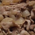 ヨシヨッシー's cooksnap of when they made 超簡単！即席！豚の生姜焼き！！.