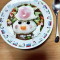 空遥☆ましゃlove's cooksnap of when they made かっぱさん✿デコカレー.