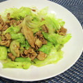 ☆のん☆☆'s cooksnap of when they made 甘辛♡豚こまレタスのオイスターソース炒め.