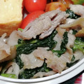 ジョンリークッカー's cooksnap of when they made ほうれん草と豚の炒め物.